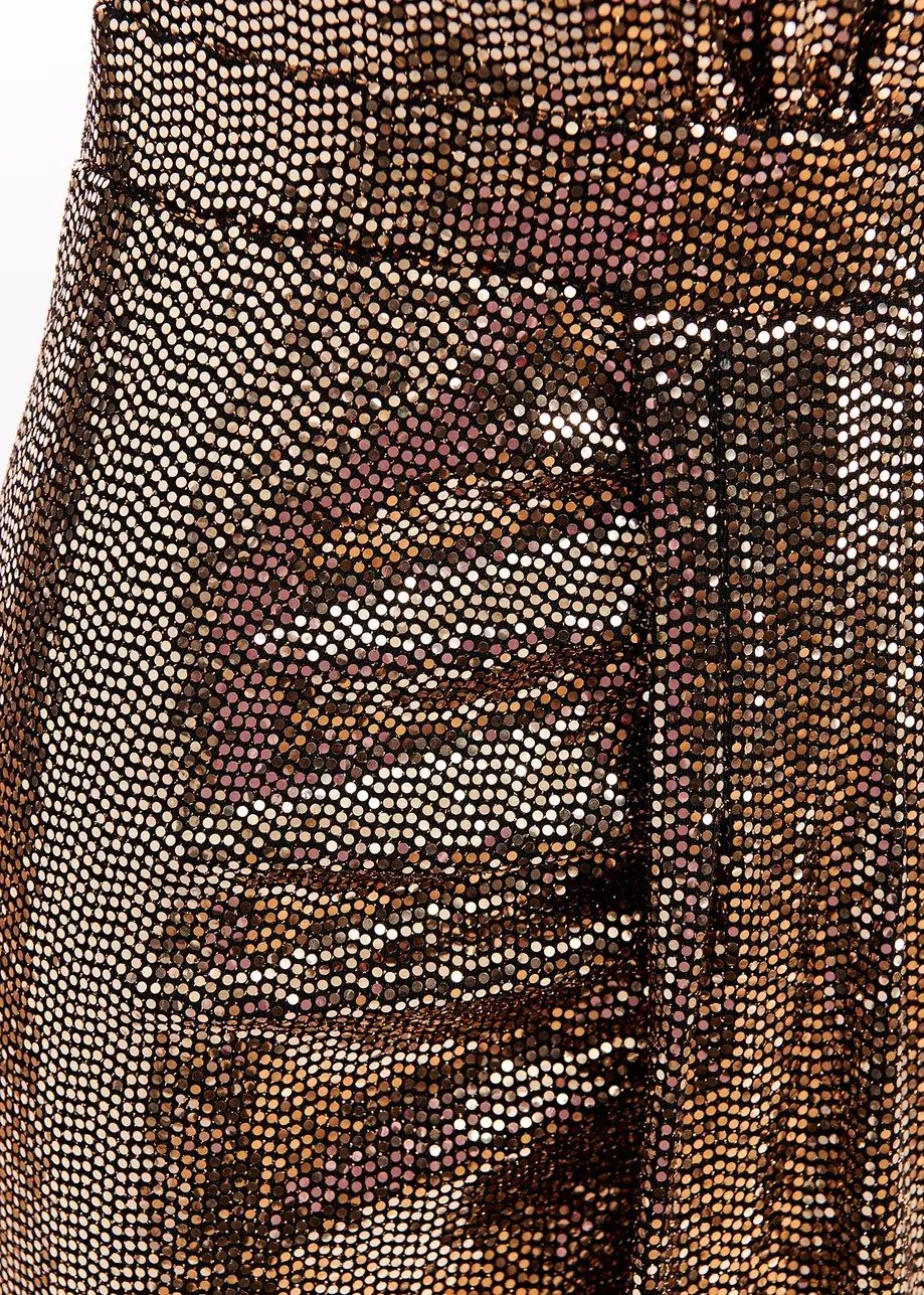 Essential Antwerp, Gold Tone, Stretch Jersey Midi Dress - Size 2 photo 5