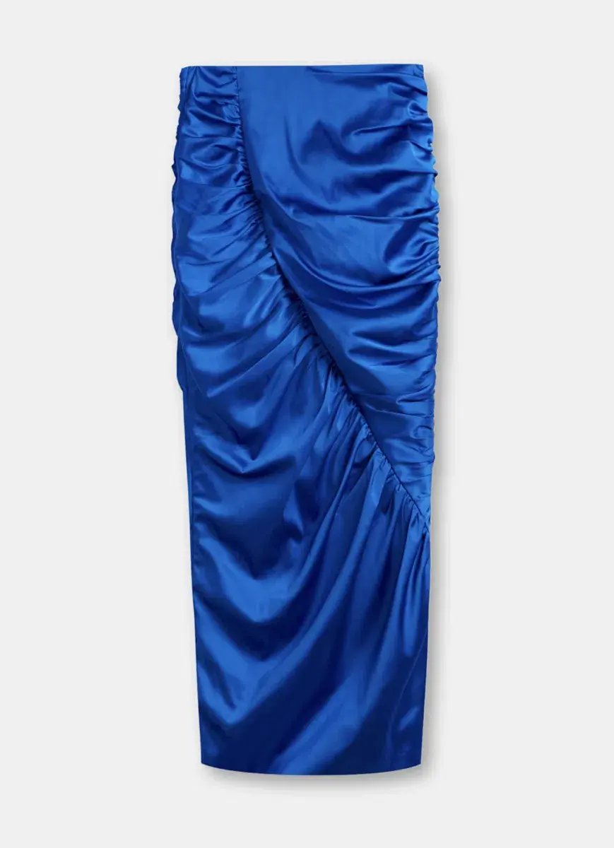 Kourh Otto Top & High Twisted Skirt Set in Cobalt Blue Size 8 photo 3