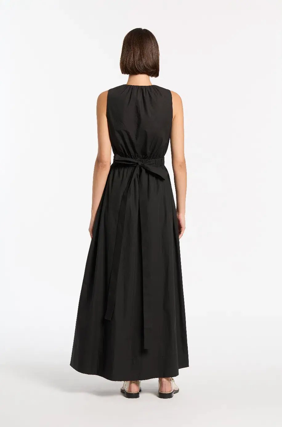 Sir The Label Dion Gathered Dress Black Size 0 / 6 AU photo 3