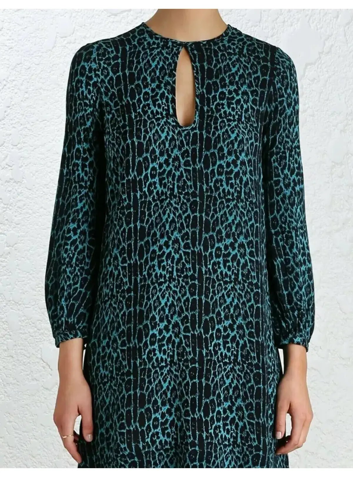 Zimmermann Esplanade Teardrop Shift Dress in Leopard Print Size 1 / AU 10 photo 4