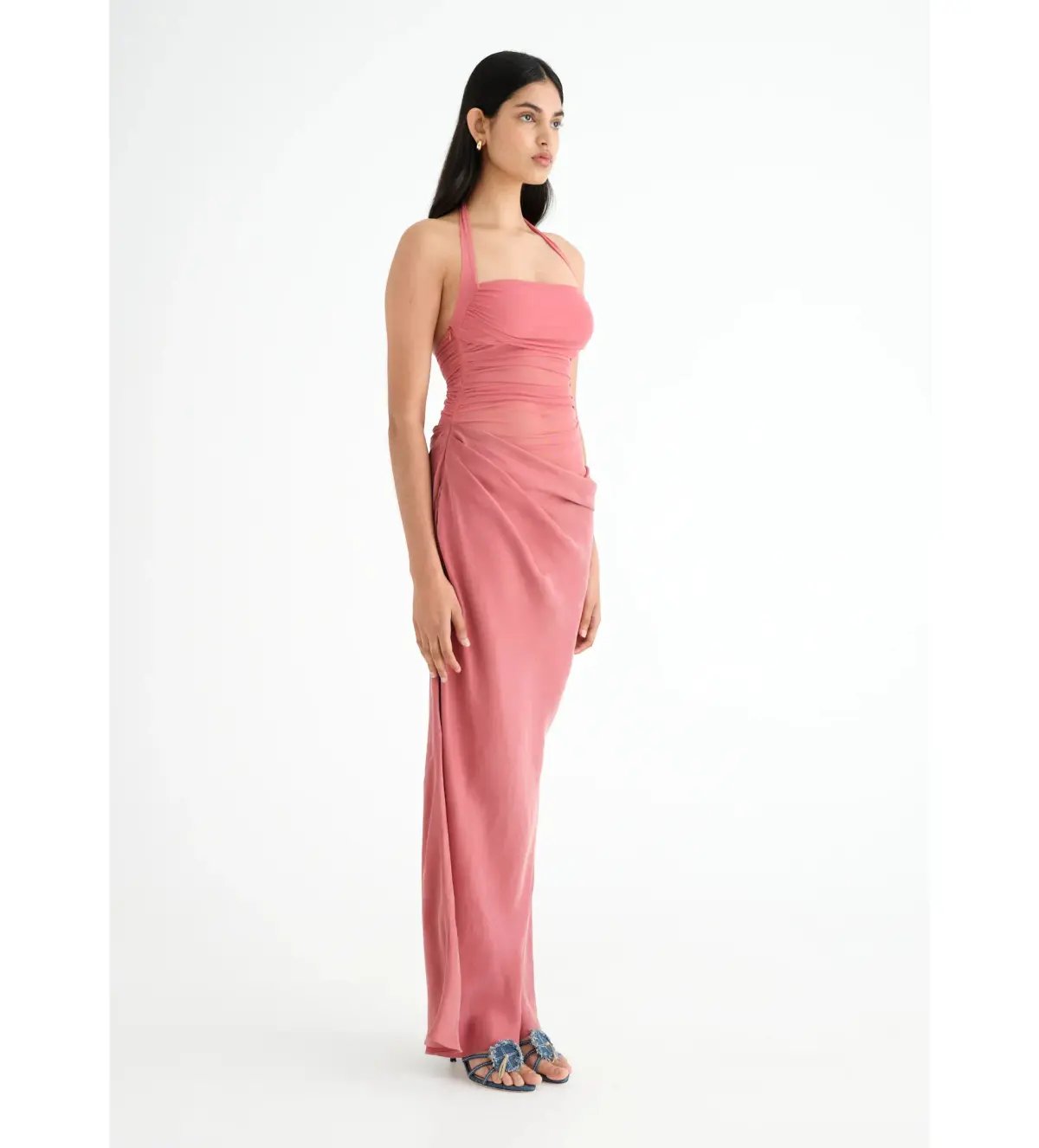 Benni Gina Maxi Dress in Rose Size AU 10 photo 2