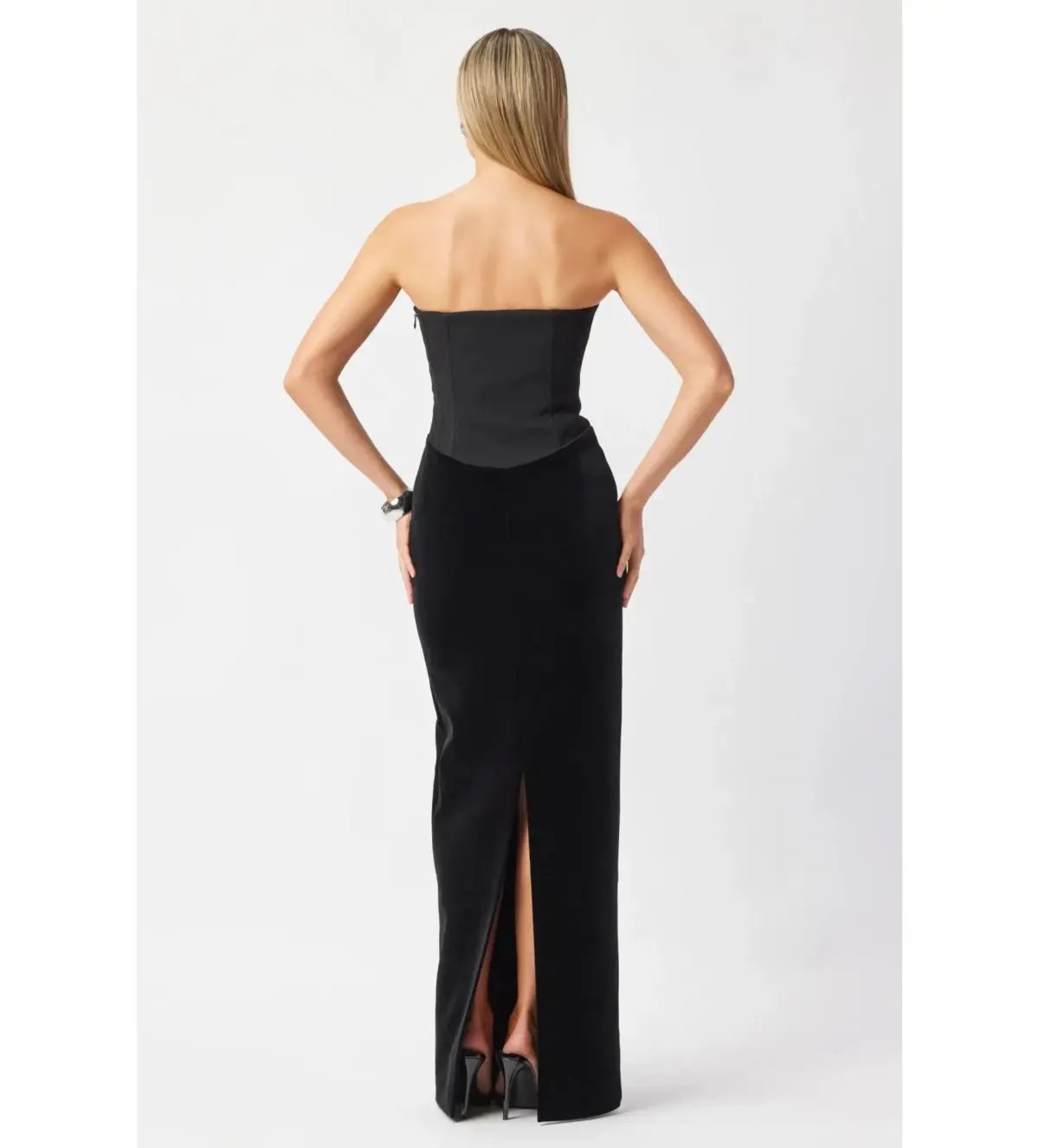 Bianca and Bridgett Adeline Maxi Dress Black Size AU 6 photo 3