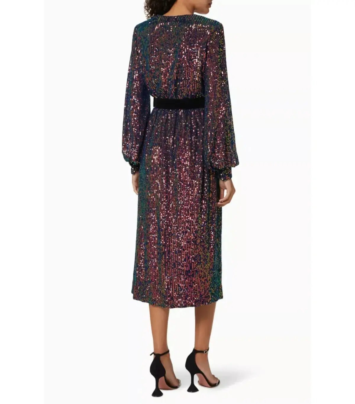 Rebecca Vallance Roxbury Midi Dress Sequin Size AU 14 photo 3