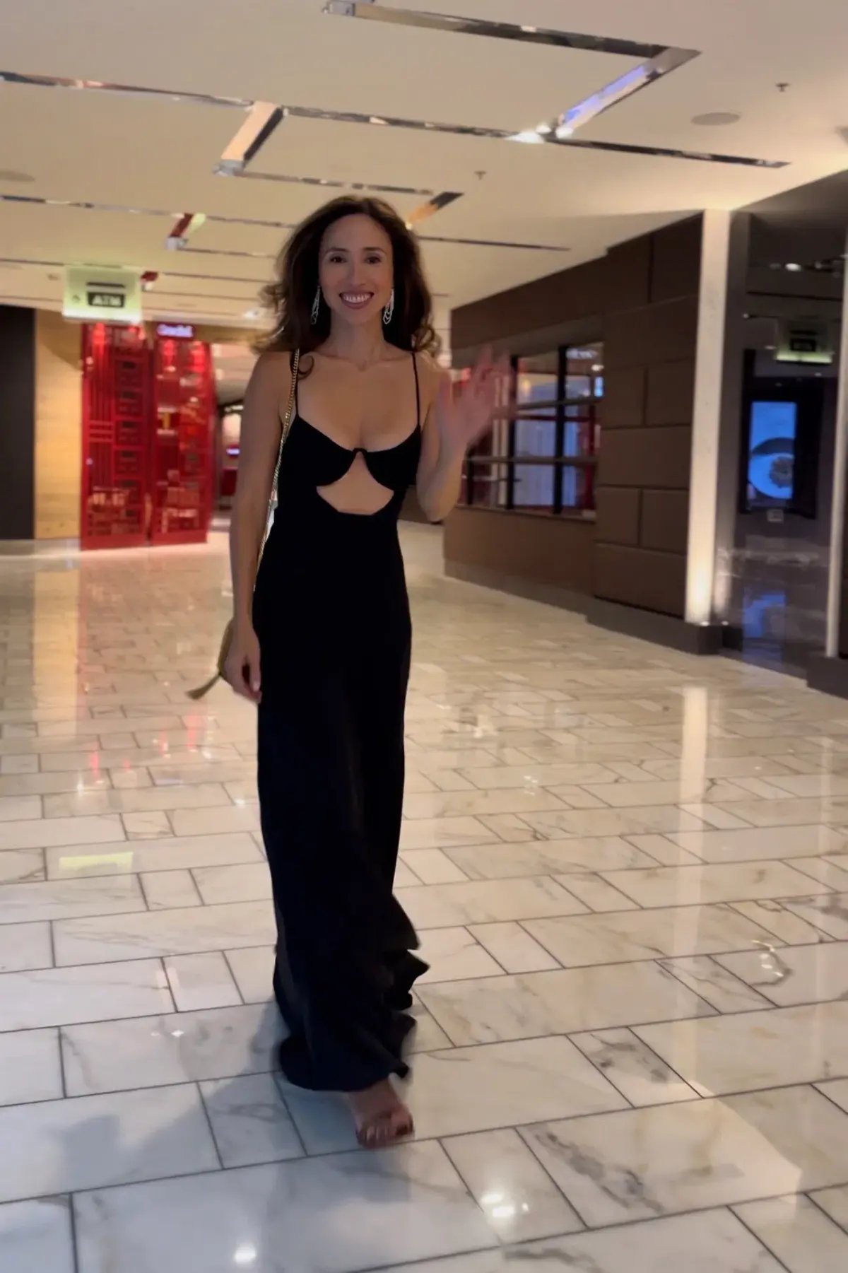 By Johnny Diandra Maxi Dress Black Size AU 6 photo 8