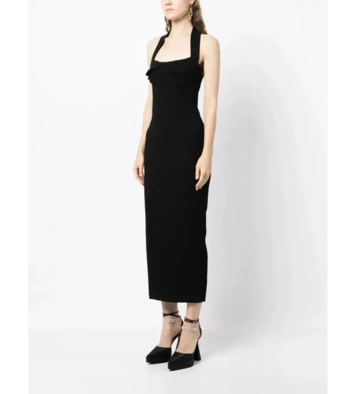 Rachel Gilbert Blaise Gown Black Size 8 photo 2