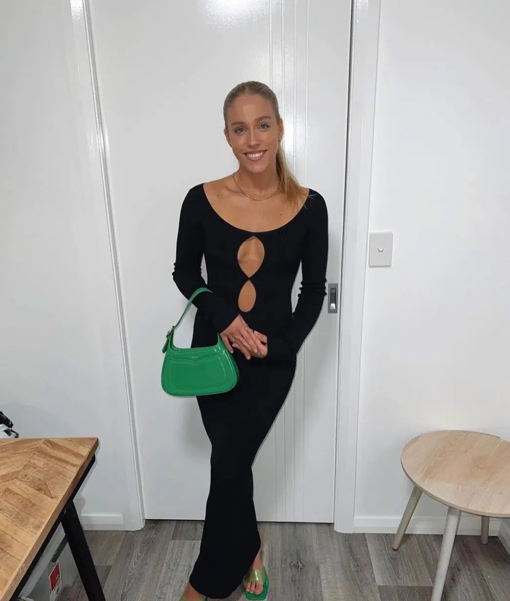 Sir the Label Petit Palace Midi Dress Black Size 1 / AU 8 photo 3