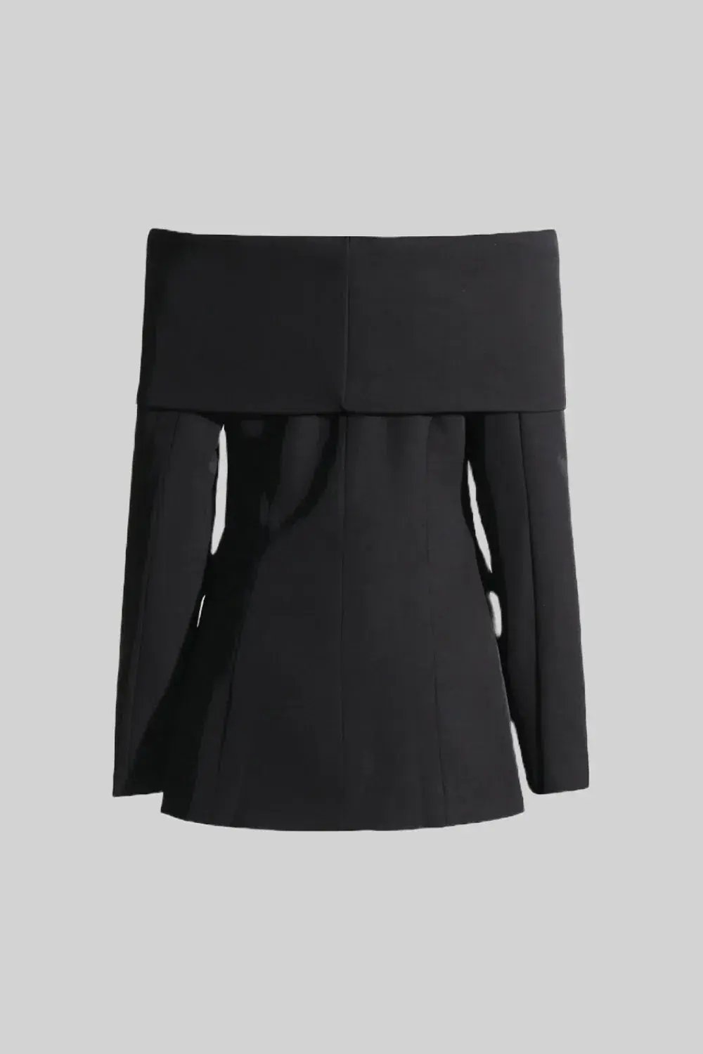 Sierra Darien Cut Out Shoulder Jacket and High Waist Loose Pants Set Black Size M / AU 10 photo 6