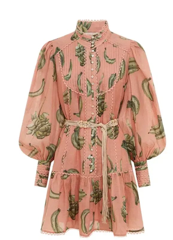 Alemais Bananarama Mini Dress Pink Size AU 10 photo 2