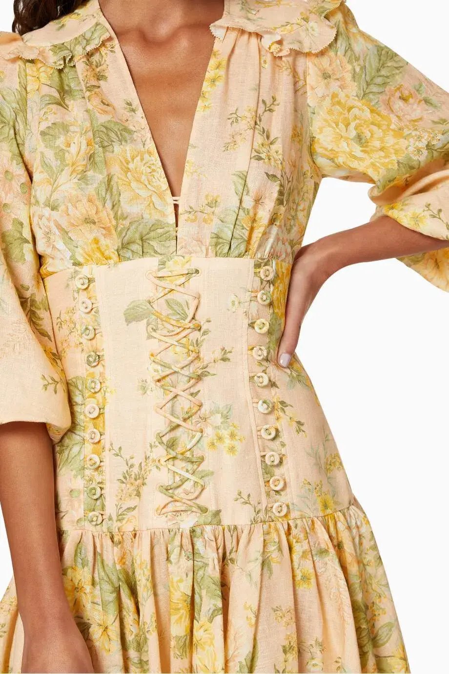 Zimmermann's Amelie Corset Dress Peach 1 / AU 8 photo 3