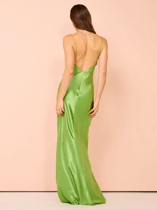 Rachel Gilbert Skye Gown Green Size 0/ AU 6 photo 3