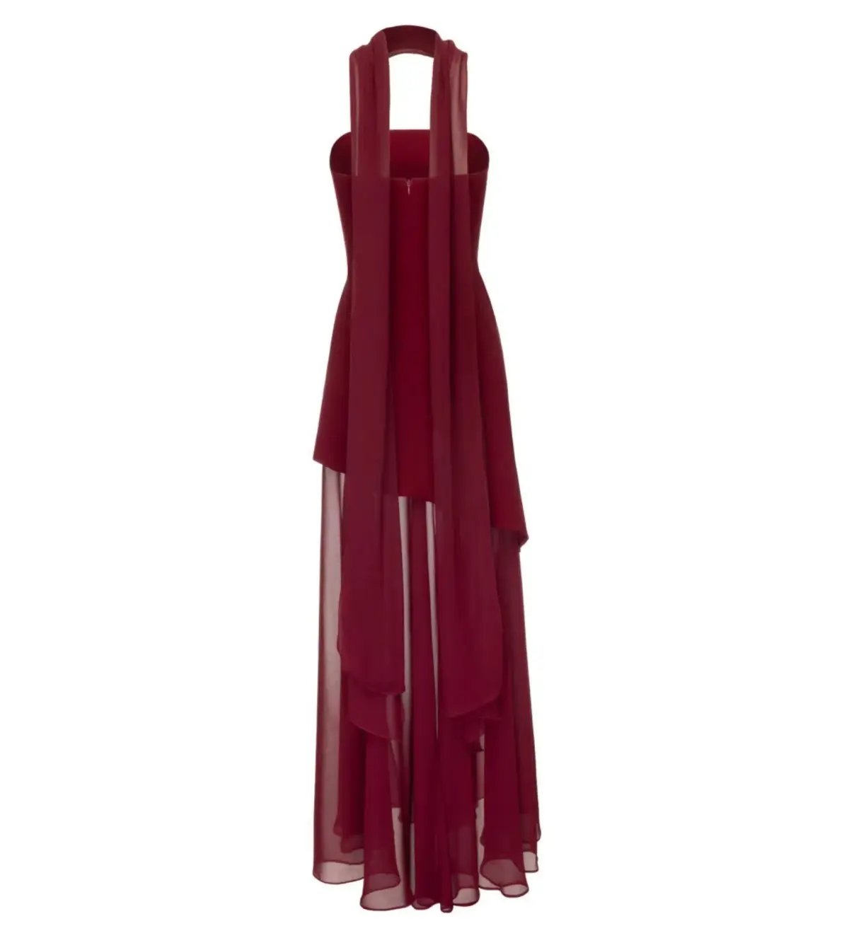 Matters Store Monaco Maxi Dress with Scarf Burgundy Size AU 8 photo 7