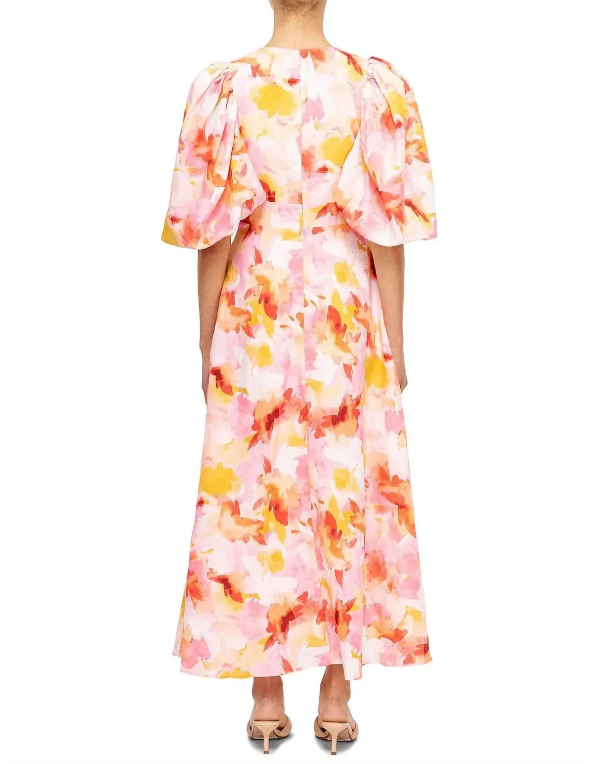 Acler The Hamilton Dress in Pink Floral Size 10 photo 3