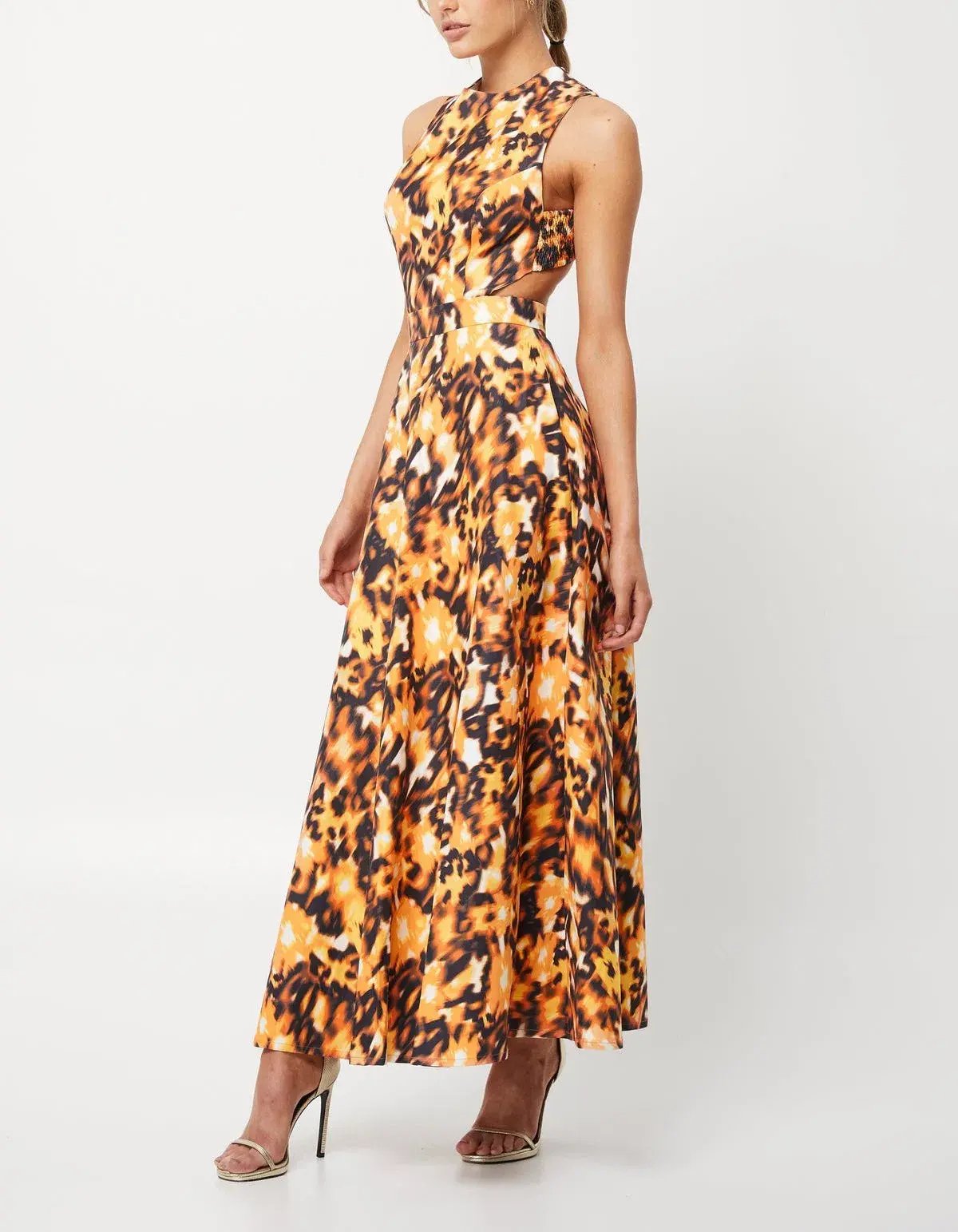 Mossman Inner Guidance Maxi Dress Print Size 14 photo 2
