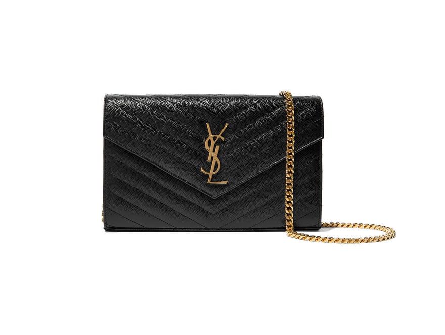 Saint Laurent Monogram Black Chain Wallet photo 2