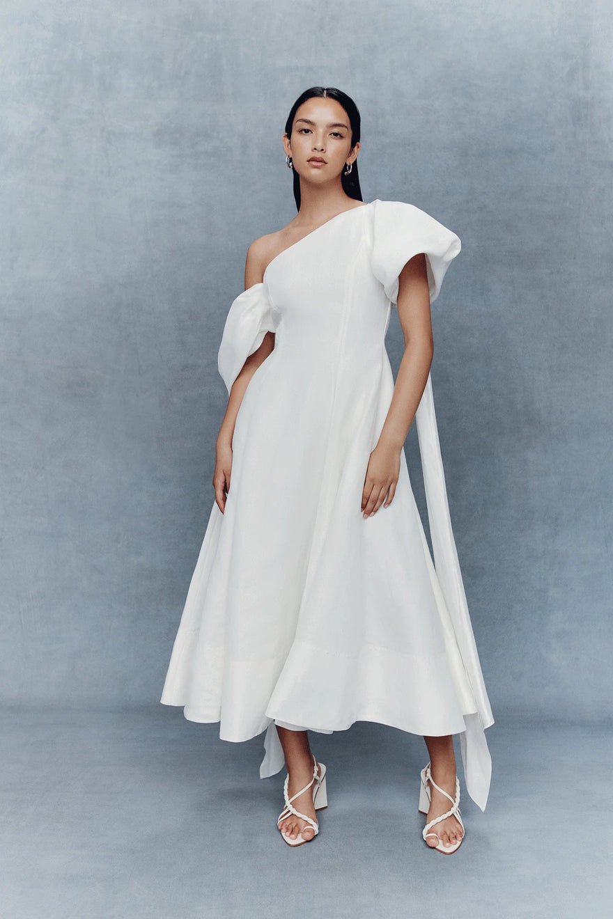 Aje Arista Tulip Sleeve Midi Dress photo 3