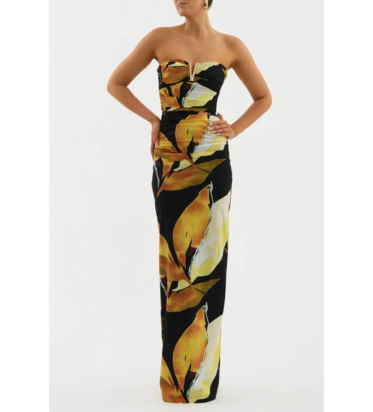Rebecca Vallance Petals Of Paradise Gown Print Size AU 8 photo 2