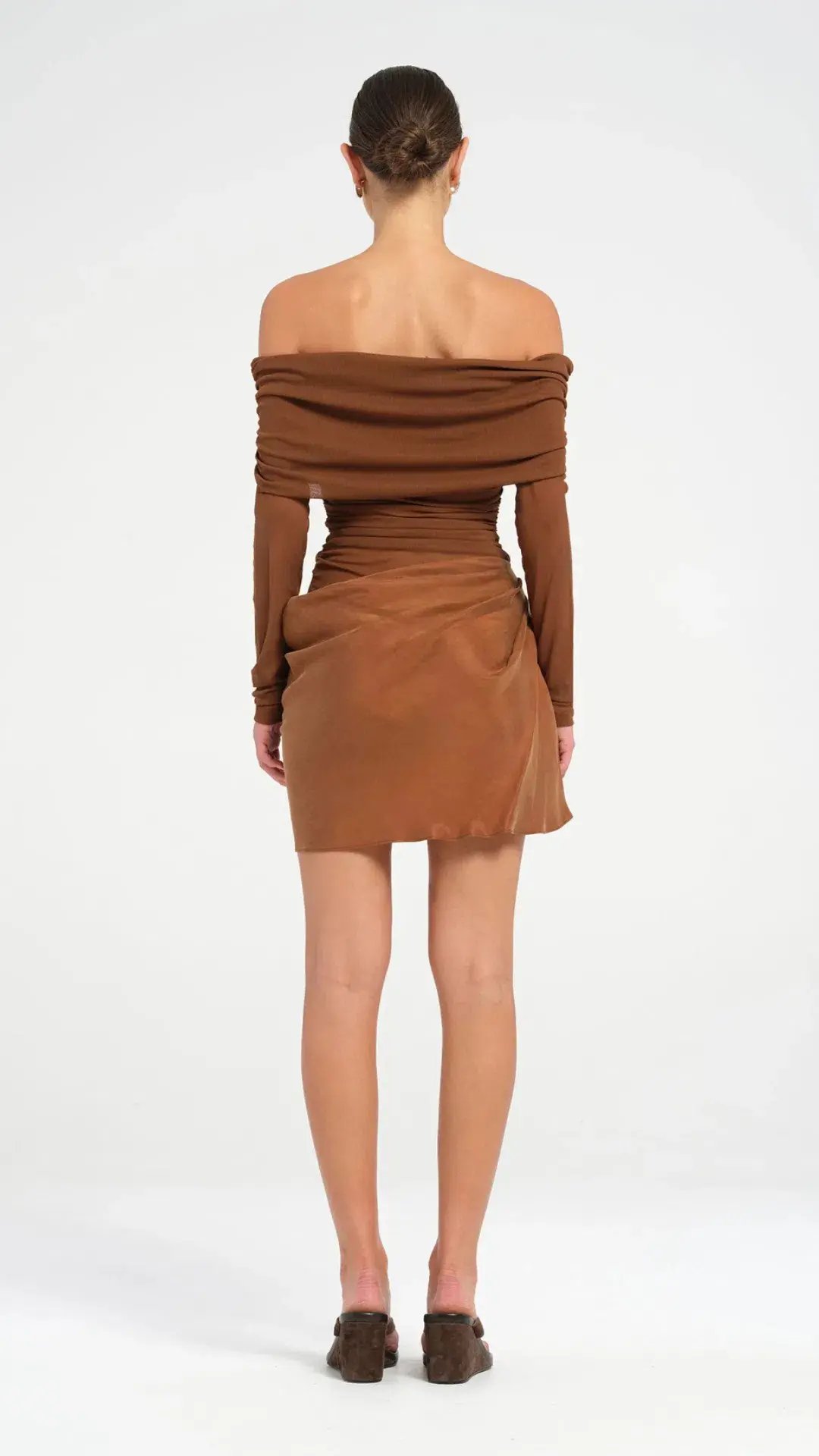 Benni Luca Mini Dress  in Cocoa Size 10 photo 3