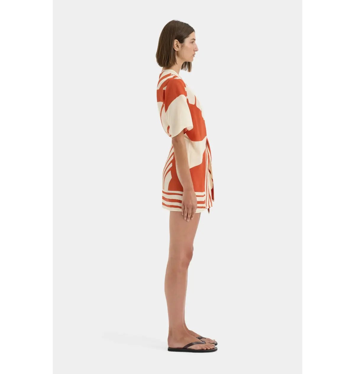 Sir The Label Calla Mini Dress in Hibiscus Stripe Size 1 / AU 8 photo 3