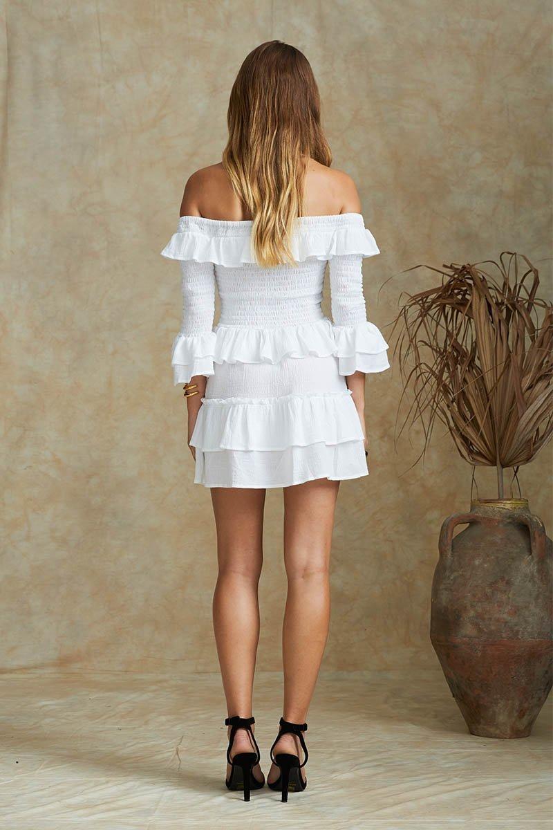 Maurie and Eve Crusin' Dress White Size 10 photo 2