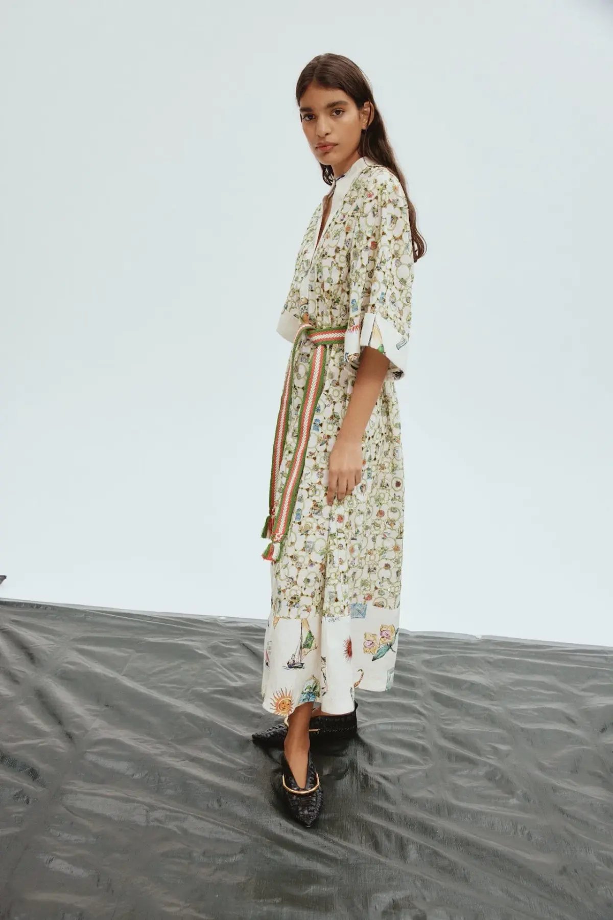 Alemais Sunset Broderie Midi Dress Multi Size 14 photo 4