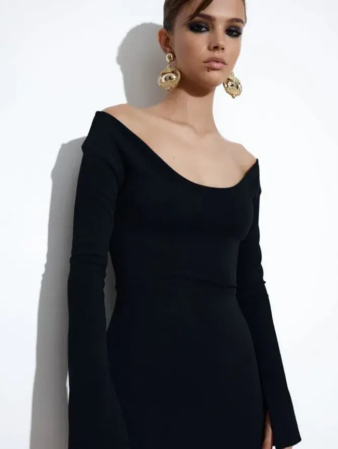 Effie Kats Vale Gown Black Size M / AU 10 photo 2