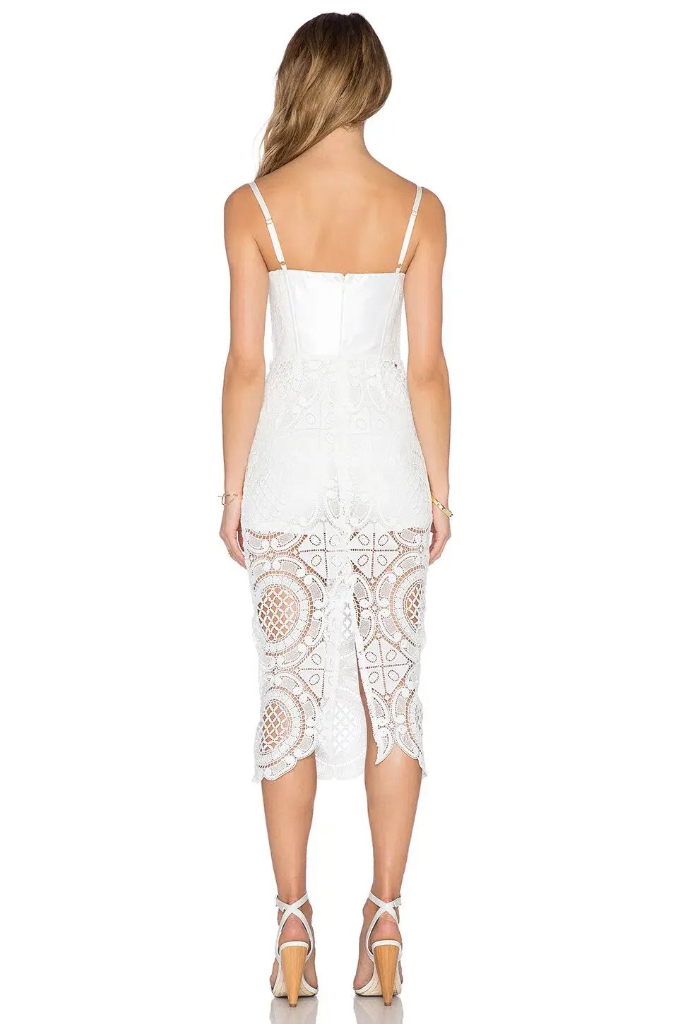 MISHA Flora Dress White Size 6/XS photo 4