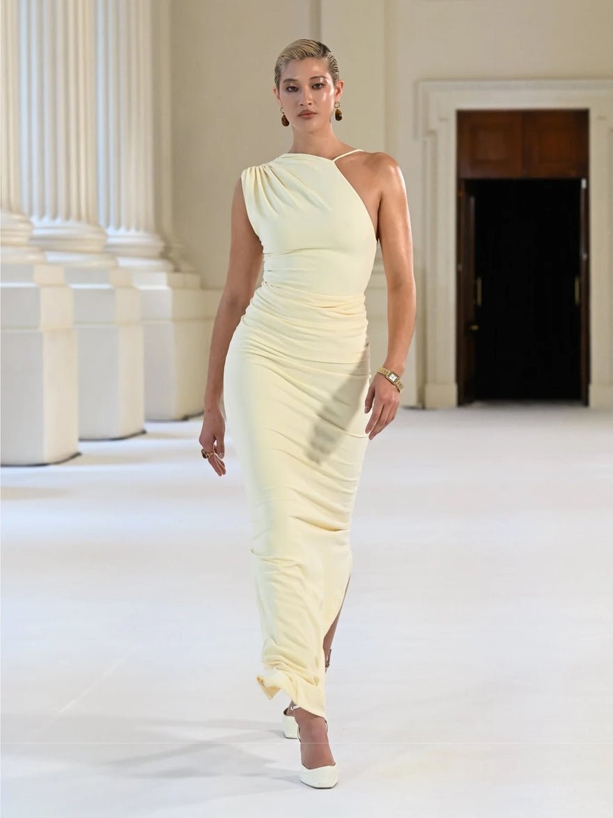 Effie Kats Greer Gown - Lemon photo 3