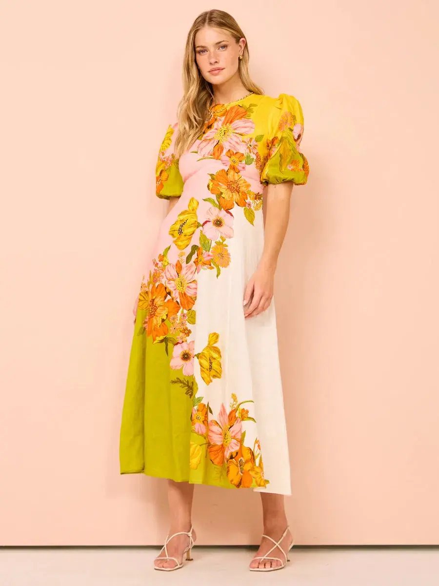 Alemais Silas Midi Dress Size 12 photo 2