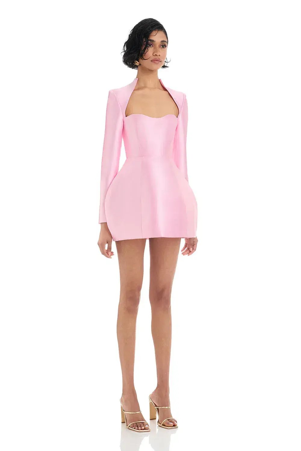 Eliya The Label Kate Mini Dress Pink Size L / AU 12 photo 3