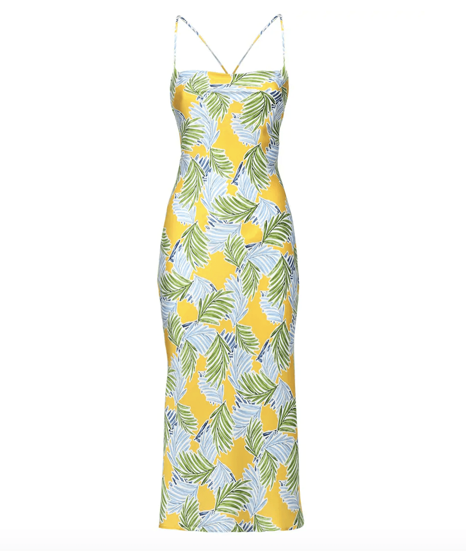 Bec and Bridge Palm Paradise Midi Dress Print Size 14 photo 2