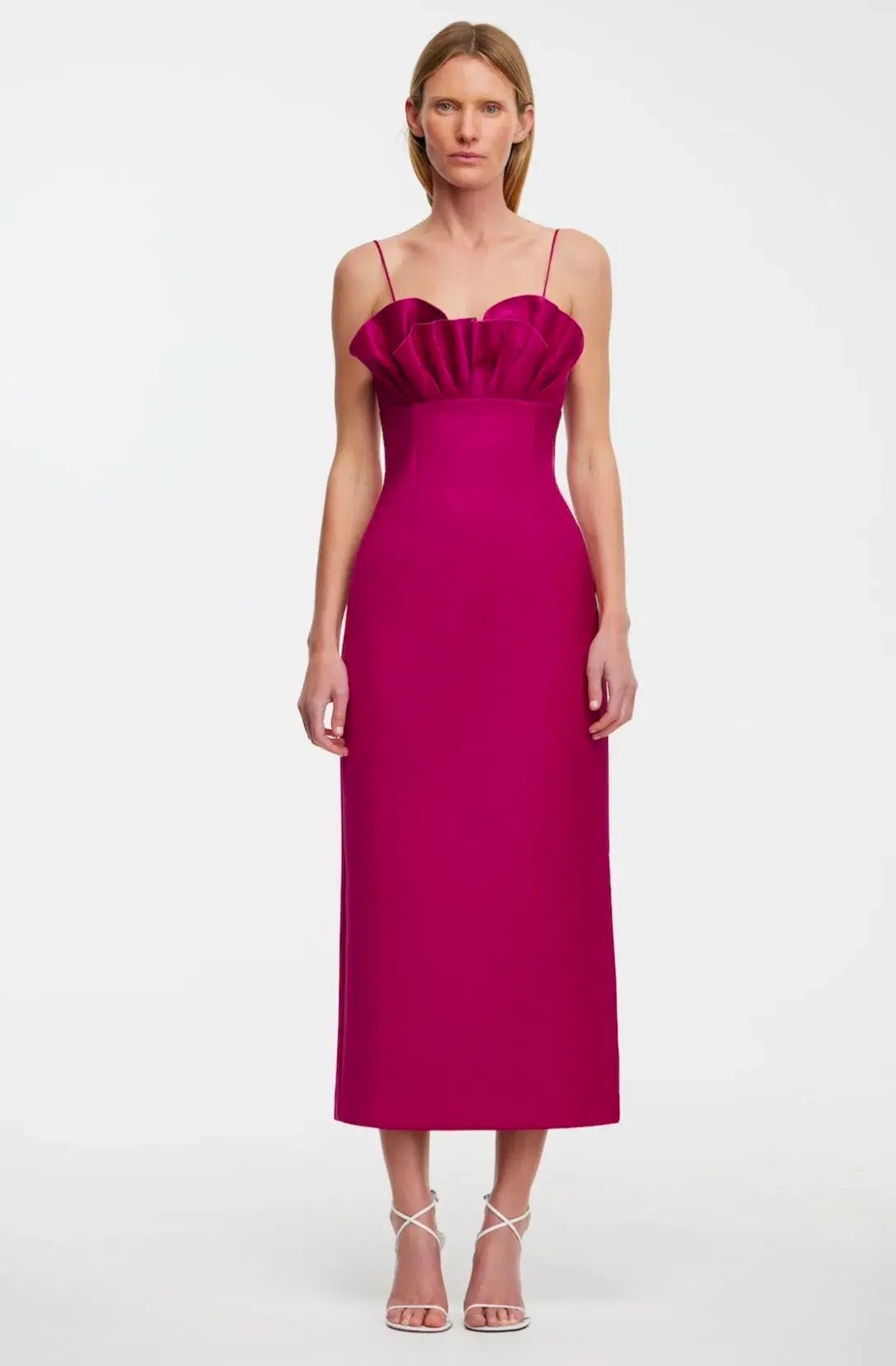 Acler Mahina Midi Dress Plum Size 8 photo 5