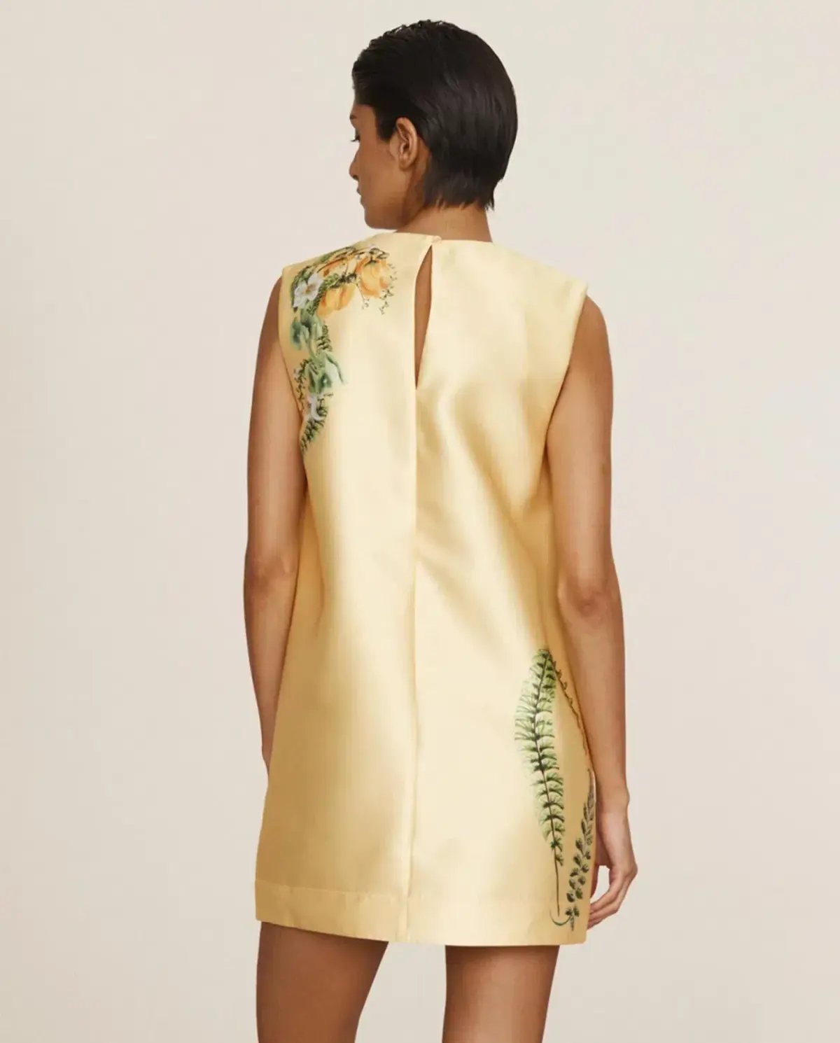 Alemais Sol Mini Dress Yellow Size 12 photo 3