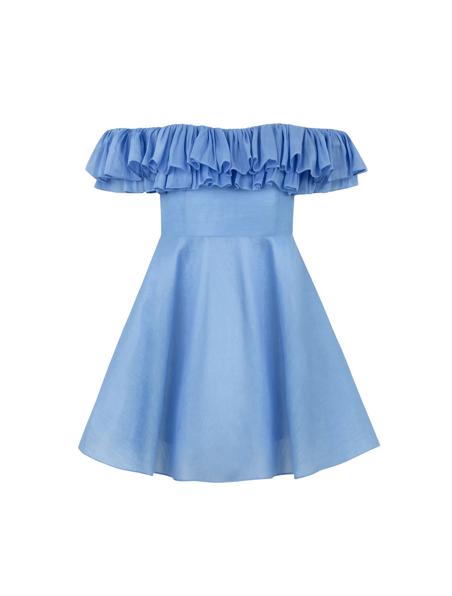 Talulah Florence Mini Dress - Blue photo 4