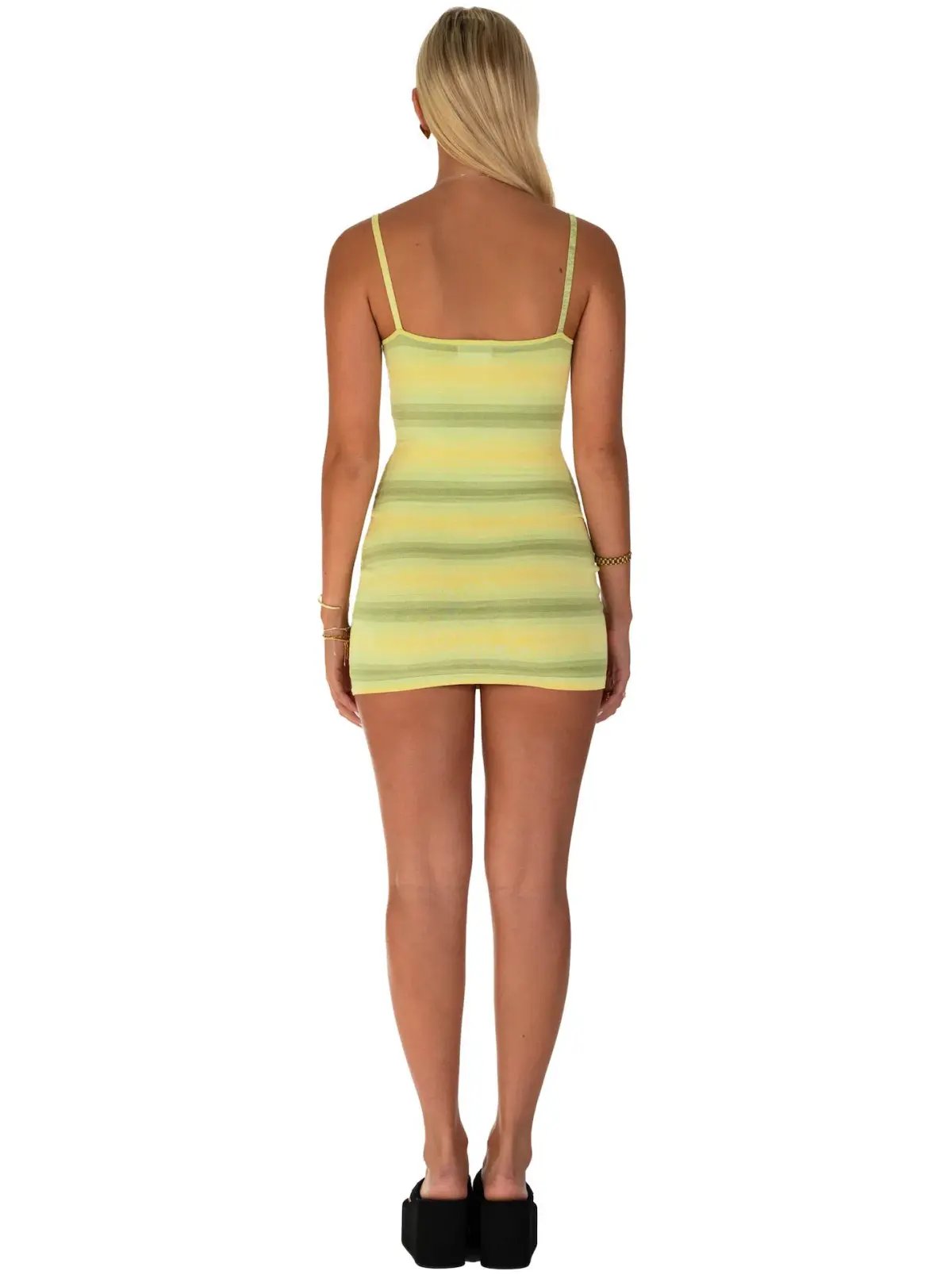 I am Delilah Elsa Mini Dress Chartreuse Size XS / AU 6 photo 2