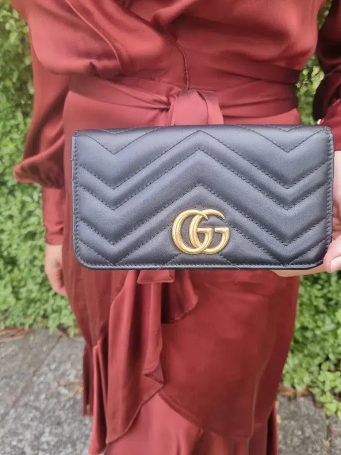 Gucci Calfskin Matelasse Mini Bag Black photo 4
