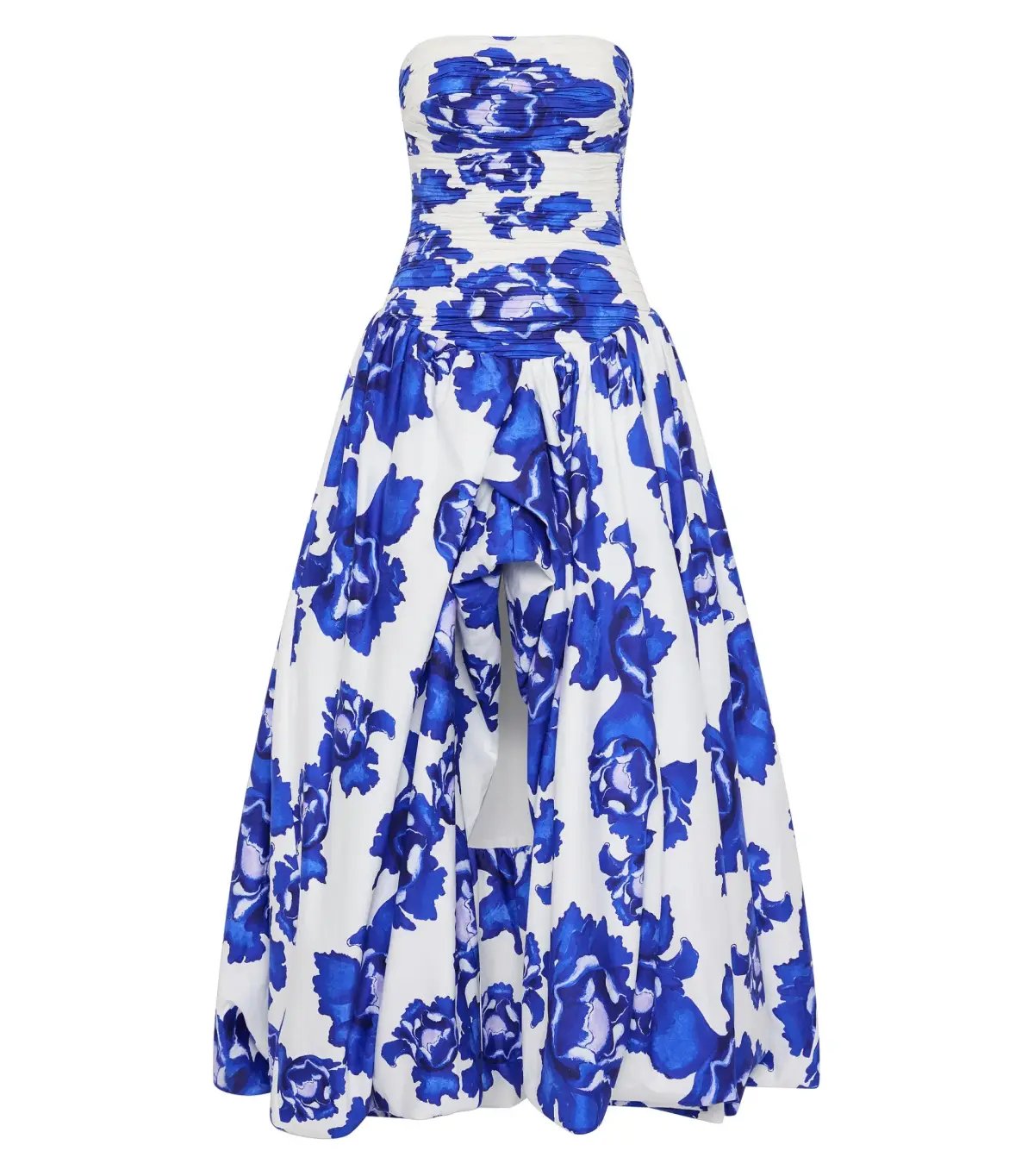 Aje Behold Maxi Dress in Boldly Blooming Cobalt Size AU 8 photo 4