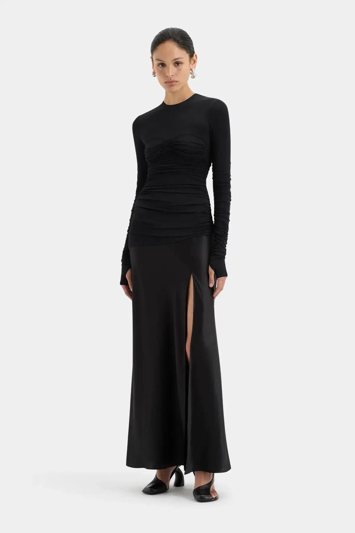 Sir The Label Alessia Draped Gown Black Size 2 / AU 12 photo 5