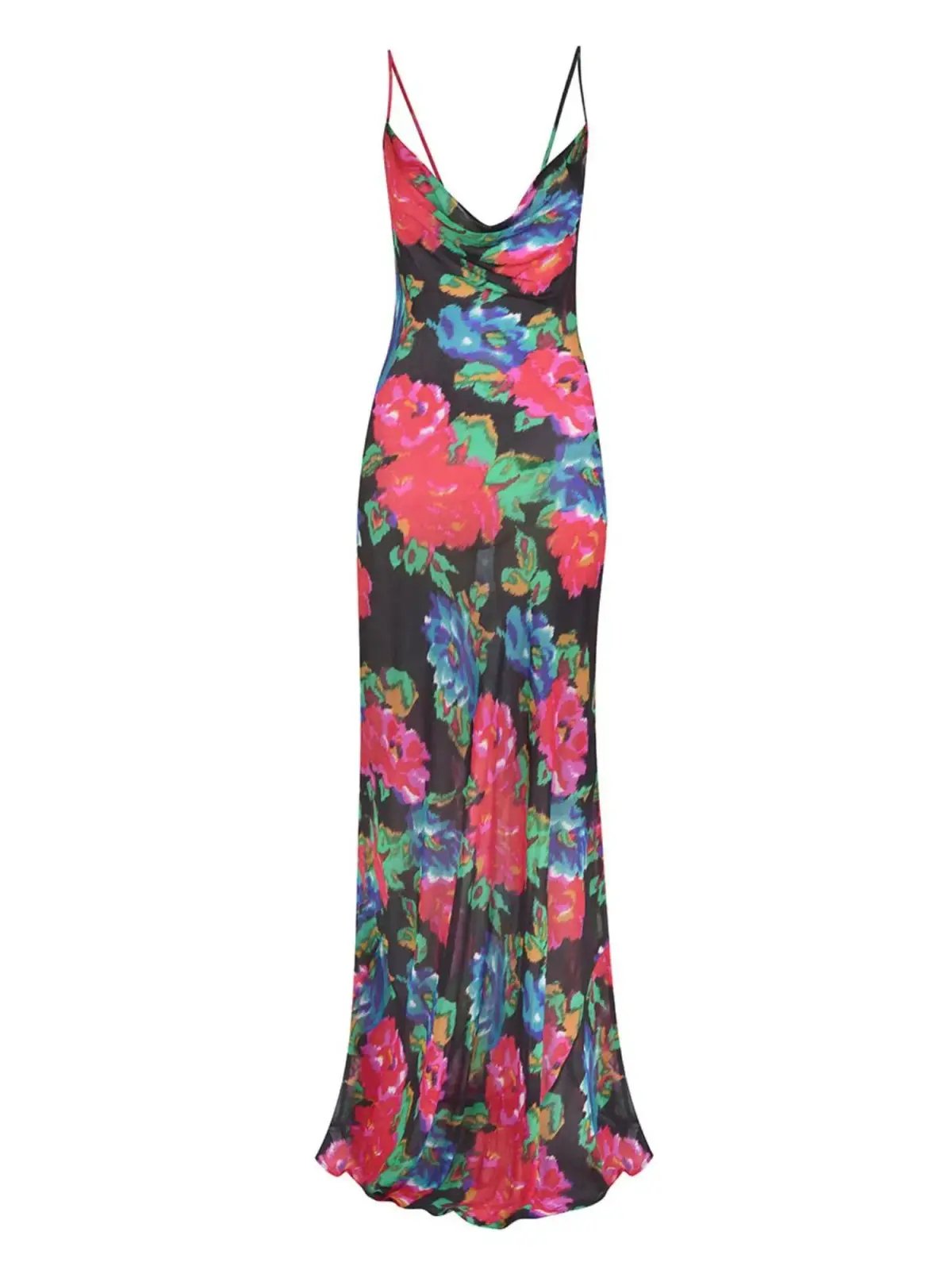 Rat & Boa Casablanca Dress Black Floral Size AU 4 photo 5
