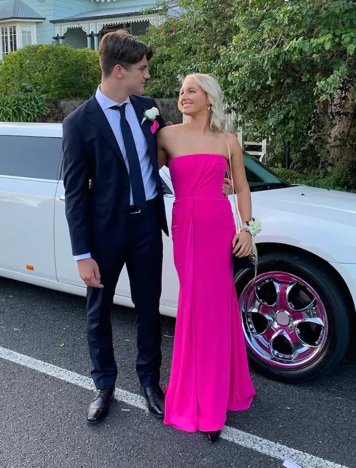 Alex Perry Garnet Gown Pink Size 8 photo 5
