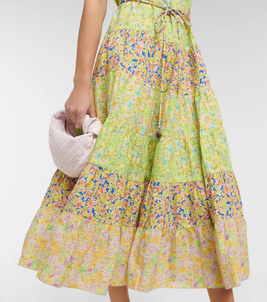 Alemais Daisy Spliced Midi Dress photo 3