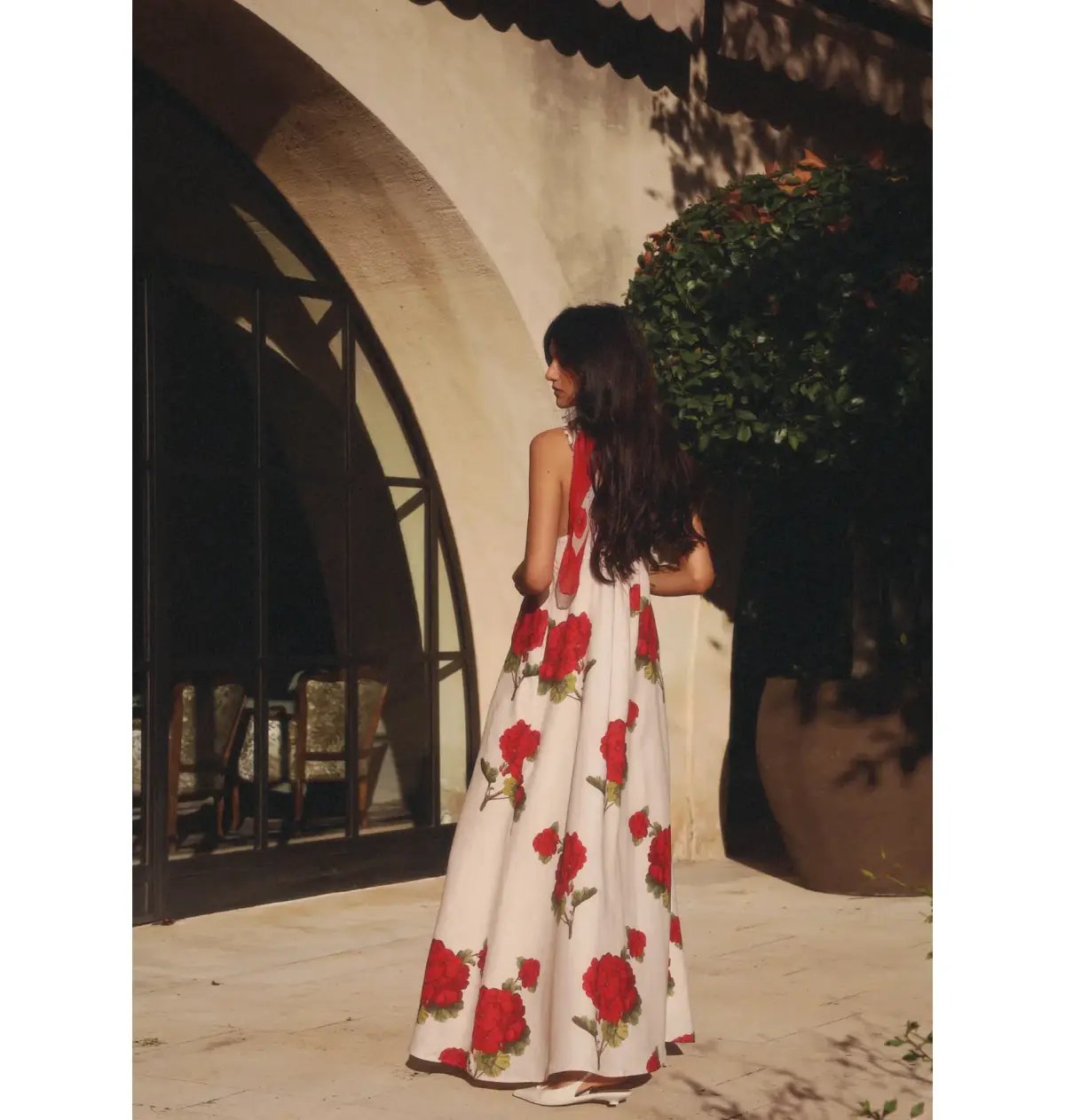 Morton Mac Camilla Dress in Crimson Ivy Size S / AU 8 photo 5