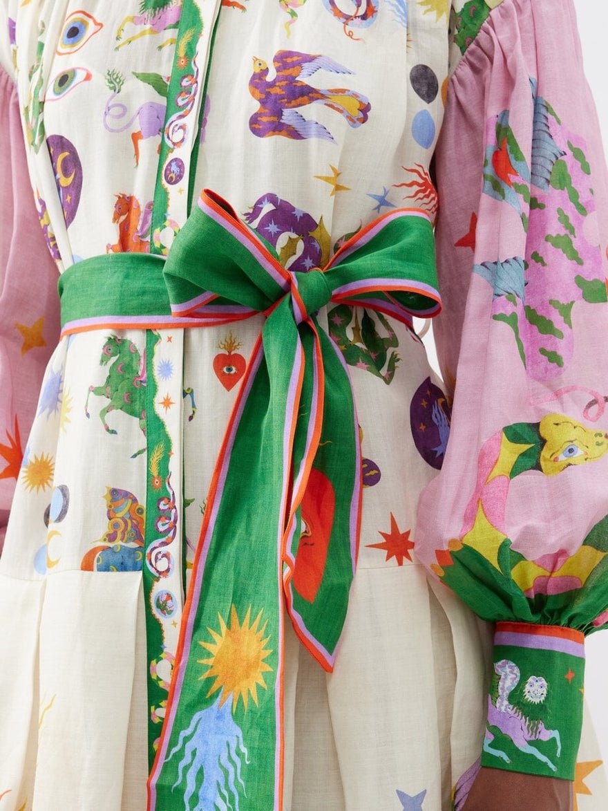 Alemais Seeker Shirtdress in Multi photo 3
