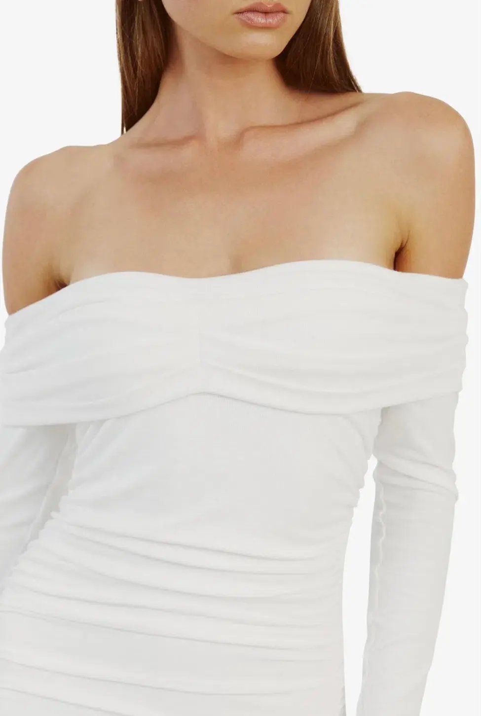 Bardot Arkie Knit Maxi Dress Ivory Size AU 8 photo 3