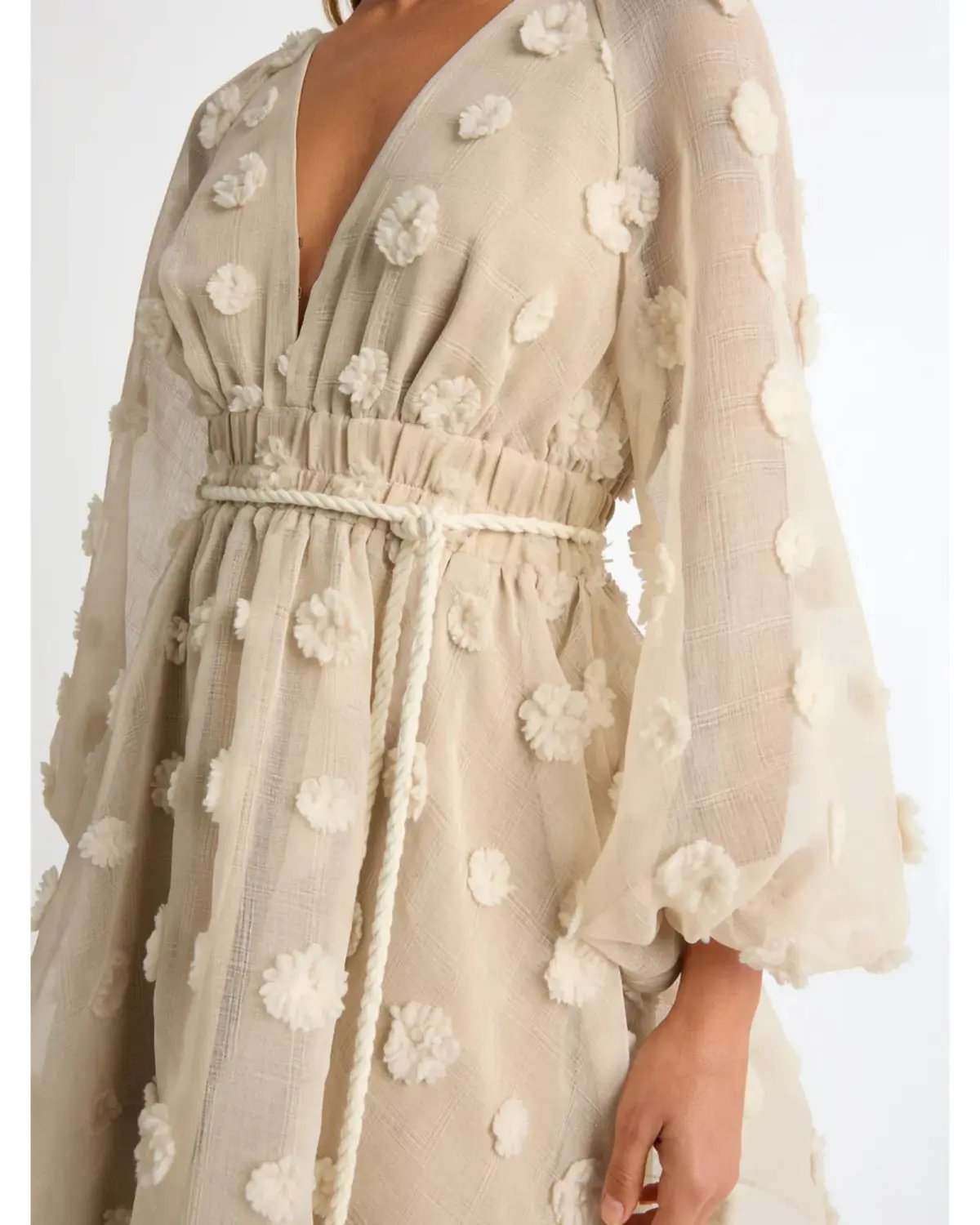 Sheike Taylor Dress in Beige Size AU 10 photo 2