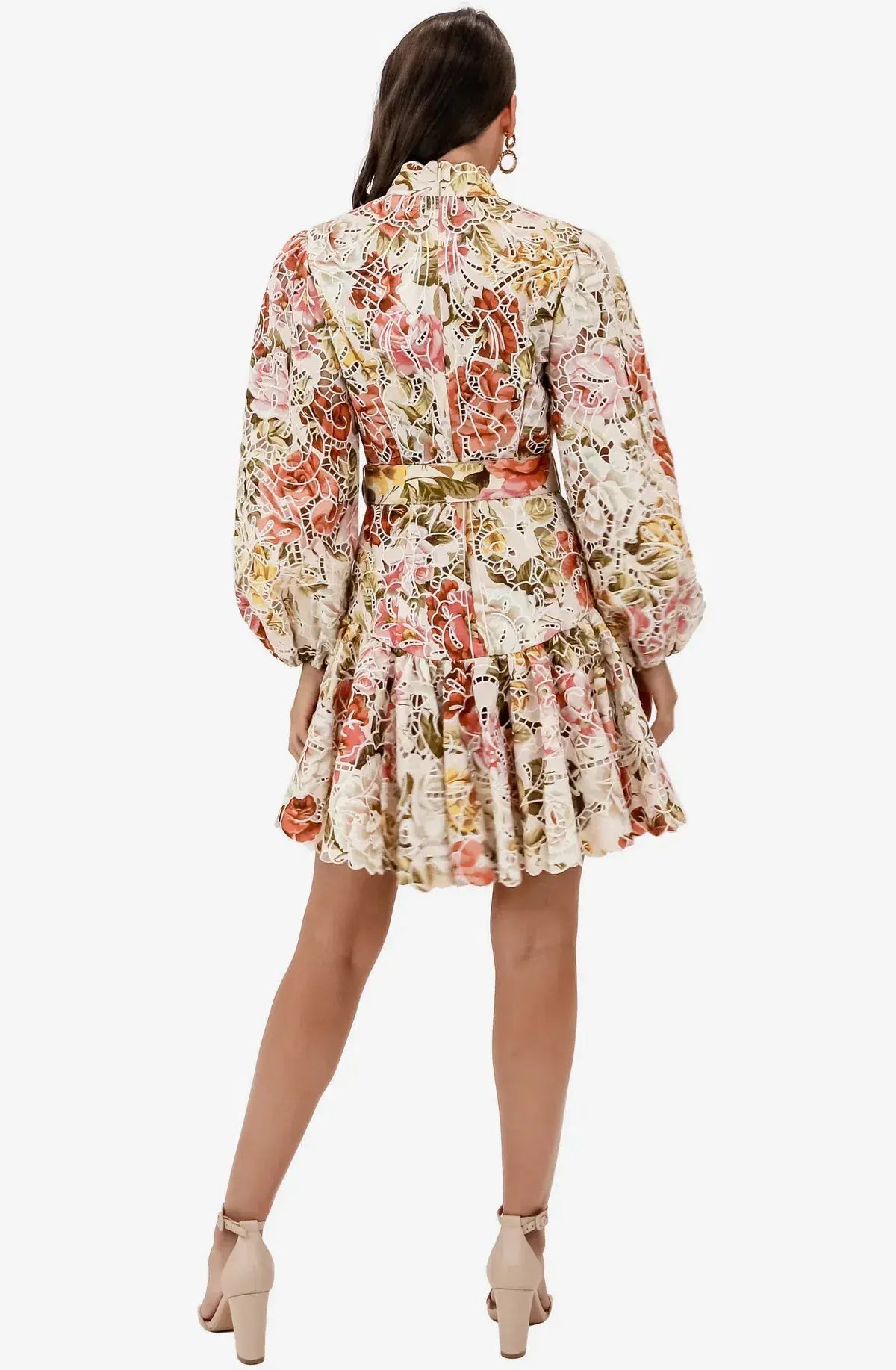 Zimmermann Bonita Embroidered Mini Dress Size AU 10 photo 4
