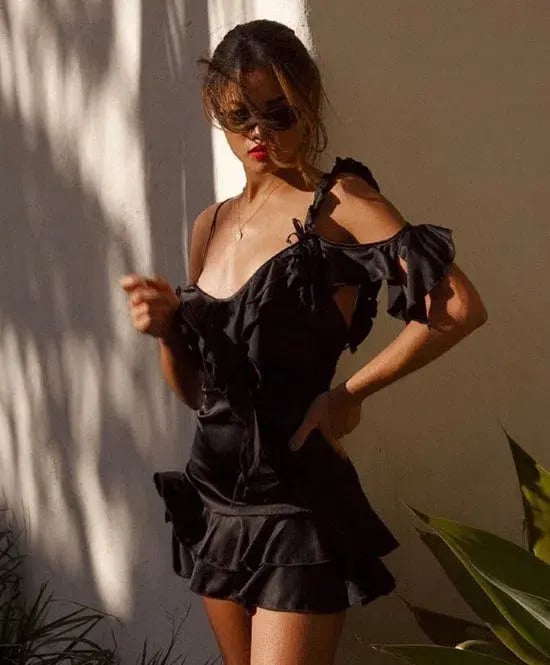 Rat & Boa Aliya Mini Dress Black Size 6 photo 3