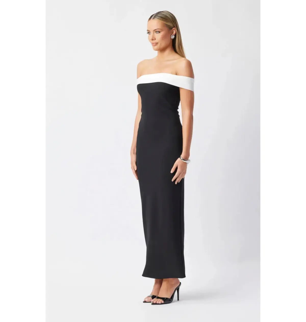Bianca & Bridgett Leni Maxi Dress Black Size AU 14 photo 2
