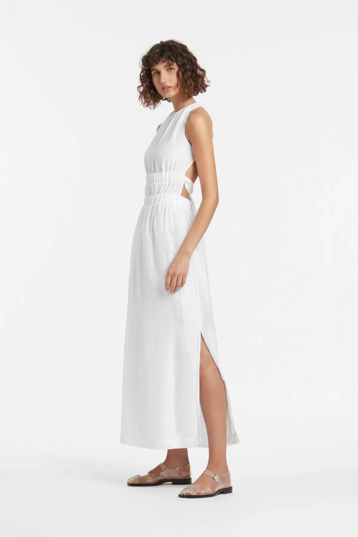 Sir The Label Franc Cross Back Gown Ivory Size 0/AU 6 photo 4