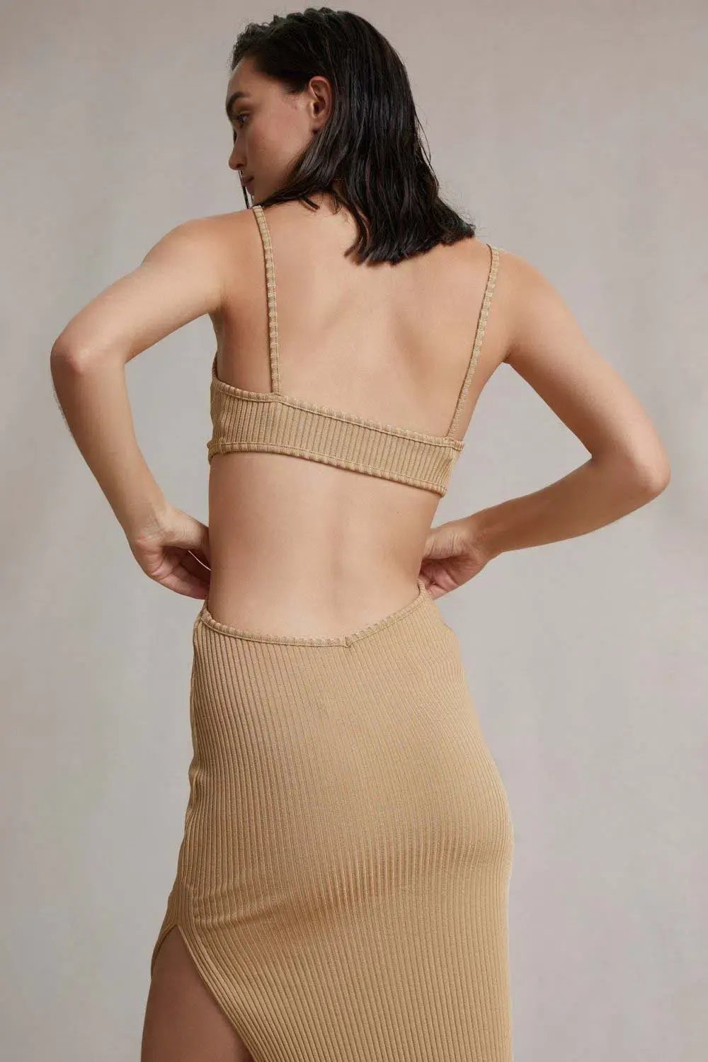 Bec & Bridge Selene V Maxi Dress Camel Size 12 photo 4