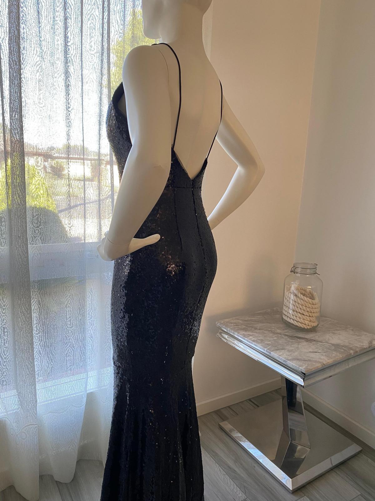 Bariano Black Sequin Dress photo 2